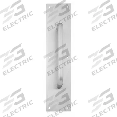 IVES Door Pull Plate: 4 in Wd, 16 in Ht - Standard Door Pulls