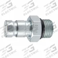 PARKER Nipple: 1/8 in, 9/16"-18 Thread Size, Male UNF, UNF, Steel, 0.8 g/min Max Flow Rate (MPN PD361). Key specifications — Brand: PARKER; Body Material: Steel; Connection Type: UNF; Temperature Range: -40 to 250 Deg F; Thread Size: 9/16"-18.