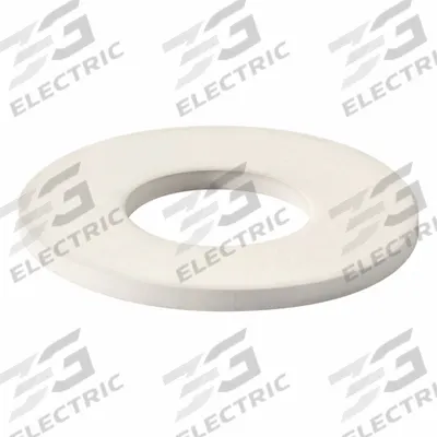 APPROVED VENDOR Sealing Washer: FDA Approved, Neoprene, White, 24 mm Inside Dia, 39 mm Outside Dia - Hygienic Single-Piece Sealing Washers