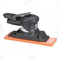 DYNABRADE Air Sander: Inline, 0.3 hp, 18 cfm, Non-Vacuum, 2,400 RPM Max, 90 psi Required Pressure (MPN 57400). Key specifications — attr1320331: Palm; attr1320360: DYNABRADE; attr1330282: 8 in x 2-3/4 in.