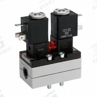 AVENTICS Solenoid Air Control Valve: Series 581, Double Solenoid, Five-Way / Two-Position, 24V DC (MPN 5811220100). Key specifications — attr1077643: Plug-In; attr1093108: Solenoid Coil Included; attr1077629: AVENTICS; attr1077665: Internal Pilot; attr1077689: Detent; attr1077692: 581; attr1077625: 5811220100; attr1077679: Non-Locking.