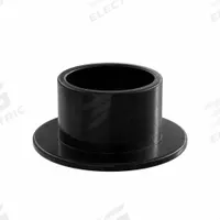 OILITE Flanged Sleeve Bearing: PEEK, 5/16 in Bore, 3/8 in OD, 1/4 in Overall Lg, Black, 10 PK (MPN PF-0506-02B). Key specifications — Brand: OILITE; Color: Black.