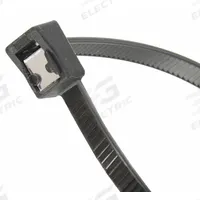 GARDNER BENDER Self Cutting Cable Tie: 14 in Nominal Lg, 4 in Nominal Max. Bundle Dia., Black, 20 PK (MPN 45-314UVBSC). Key specifications — Outdoor Use: Yes; Color: Black; Brand: GARDNER BENDER.