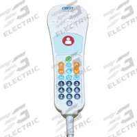 ELITE PILLOW SPEAKER Infrared Pillow Speaker: 3 3/16 in Overall Wd, 8-Pin DIN, 30V DC (MPN ET0401EXABA014ZE1). Key specifications — End Connection Type: 8-Pin DIN; Standards: Conforms to UL 1069; Manufacturer Part Number: ET0401EXABA014ZE1; Color: White; Voltage: 30V DC; Brand: ELITE PILLOW SPEAKER; Call Station Type: Infrared Pillow Speaker.