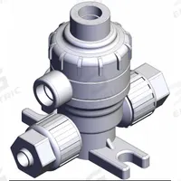 SMC Chemical Liquid Valve: 1/4 in, Air to Spring, Fail Closed, PFA, 1/8 in BSPT, 0°C to 60°C (MPN LVQ21-Z07R). Key specifications — Actuator Operation: Air to Spring; Fail Safe Position: Fail Closed; Manufacturer Part Number: LVQ21-Z07R; Brand: SMC.