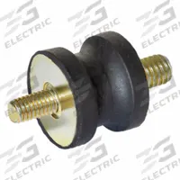 JW WINCO Vibration-Isolating Mount: Hourglass, Natural Rubber, Male x Male Style (MPN 356.1-20-15-14-1/4-55). Key specifications — Isolator Body Material: Natural Rubber.