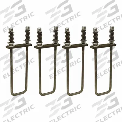 BUYERS PRODUCTS Spring Cushion Mounting Kit: U-Bolt Kit, Truck Boxes - Truck Box Mounting Hardware & U-Bolts