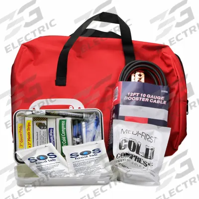MEDIQUE Survival Kit: 50 Components, Handbag - Emergency Survival Kits