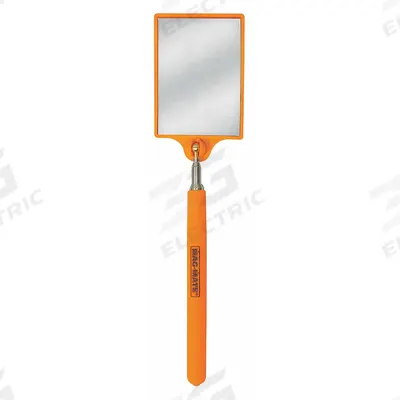 MAG-MATE Inspection Mirror: 3 1/2 in L x 2 1/2 in W Mirror Size - Standard Inspection Mirrors