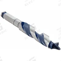 BOSCH Hybrid Drill Bit: 11/16 in Drill Bit Size, 7 1/2 in Overall Lg, Straight Shank, Carbon Steel (MPN NKST11). Key specifications — attr255259: Hybrid Ship and Spur Auger; attr255260: Carbon Steel; attr255261: PTFE; attr277197: BOSCH.