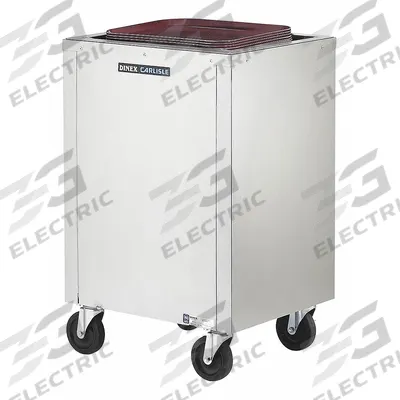 CARLISLE DINEX Tray Dispenser Cart: 300 Trays, 36 3/8 in Overall Ht, 23 1/2 in Overall Lg - Tray Dispenser Carts