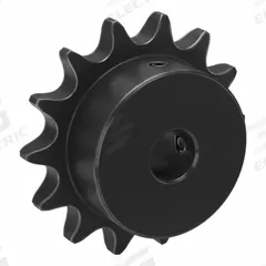 TSUBAKI Single Strand Sprocket: 40, For 1/2 in Chain Pitch, 1/2 in Bore Dia, 14 Teeth, Steel (MPN 40B14F-1/2). Key specifications — Brand: TSUBAKI.