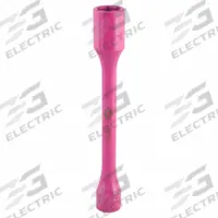 AMERICAN FORGE & FOUNDRY Wheel Torque Sockets: 1/2 in Size Air Impact Tools, Chrome Molybdenum/Steel (MPN 40255). Key specifications — For Use With: 1/2 in Size Air Impact Tools; Socket Type: Torque Limiting Socket; Size: 22 mm; Color: Neon Pink; Material: Chrome Molybdenum; Brand: AMERICAN FORGE & FOUNDRY.