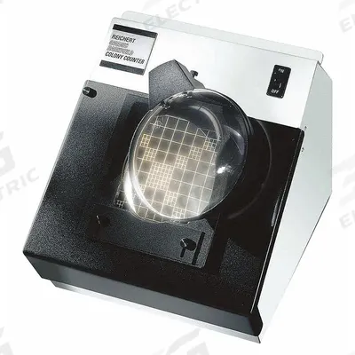 REICHERT Colony Counter: Manual with Digital Display, 1.5x, 10 in Overall Lg, 10 in Overall Wd - Darkfield Colony Counters