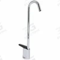 ELKAY COMMERICAL Spout: Single-Post, Stainless Steel, Chrome, Deck, Stainless Steel, Gooseneck, NPT (MPN LK1110). Key specifications — Brand: ELKAY COMMERICAL; Body Material: Stainless Steel; Spout Shape: Gooseneck; Inlet Connection Type: NPT.