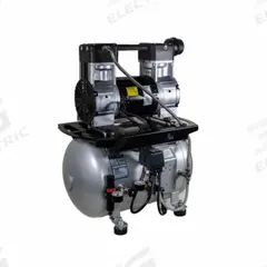 JUN-AIR Rocking Piston Compressor System: Oil Free, 2 hp, 5.5 cfm, 120 psi Max Op Pressure, 230V (MPN 1203310). Key specifications — attr50806: 230V; attr50800: 5.5 cfm; attr50788: JUN-AIR.