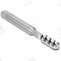 CLEVELAND Spiral Flute Tap: 1/4"-20 UNC, H3 / 2B, 3 Flute, Bottoming Chamfer, High Speed Steel (MPN C58563)