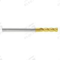 APPROVED VENDOR Square End Mill: Carbide, TiN Coated, 4 Flute, 5/16" Mill Dia, 1-1/2" LOC, 6" OAL (MPN 218-001029AA)