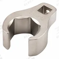 TEKTON Crowfoot Wrench: Steel, Satin Nickel, 3/8 in Drive Size, 24 mm Head Size, 6 Points (MPN WCF16224). Key specifications — attr309661: Steel; attr309662: Satin Nickel; attr324934: TEKTON.