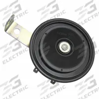 FIAMM Electric Horn: 12V DC, Low Tone, Electric, Black, Unfinished, 108 dBA Sound Level - Max (MPN 52230). Key specifications — Type: Low Tone; Brand: FIAMM; Compatible Vehicle Type: Material Handling Equipment; Finish: Unfinished; Includes: L-Mounting Bracket; Color: Black.
