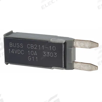 BUSSMANN Automotive Circuit Breaker: CB211, 14V DC, 150 A at 14V DC - Plug-In Mount Automotive Circuit Breakers