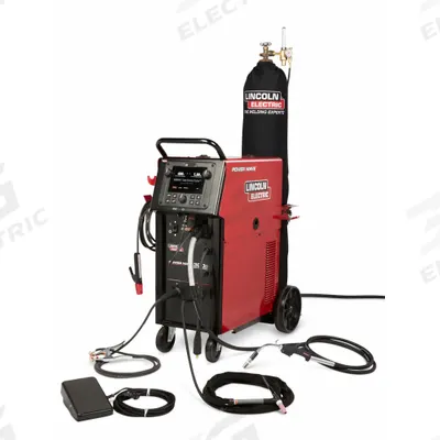 LINCOLN ELECTRIC Multiprocess Welder: Power Wave 300C, AC/DC - Lincoln Power Wave