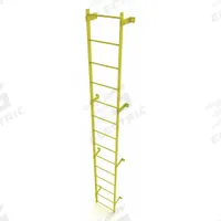 TRI-ARC Ladder,Steel,Standard Fixed,14-Rung: 14 ft Overall Ht, 25 in Overall Wd, Steel, 14 Rungs (MPN WLFS0114-Y). Key specifications — Brand: TRI-ARC; Number of Sections: 1.