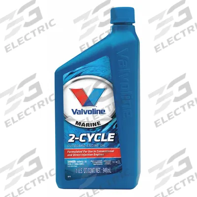 VALVOLINE 2-Cycle Engine Oil: Conventional, Not Biodegradable, 1 qt Size - 2-Cycle, 4-Cycle & Powersports Engine Oil