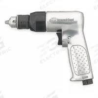 INGERSOLL RAND Air-Powered Drill: 3/8 in Chuck, Heavy Duty, 2,000 RPM, 0.5 hp, Keyed, Reversible (MPN 7802RA). Key specifications — attr1320790: INGERSOLL RAND.