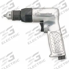 INGERSOLL RAND Air-Powered Drill: 3/8 in Chuck, Heavy Duty, 2,000 RPM, 0.5 hp, Keyed, Reversible (MPN 7802RA). Key specifications — attr1320790: INGERSOLL RAND.