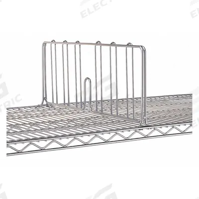 INSTOCK Wire Shelf Dividers: 1 in x 18 in x 8 in - Ledges for Wire Shelving
