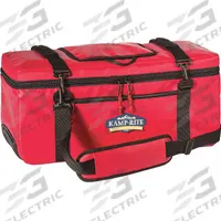 KAMP-RITE TENT COT INC Soft-Sided Cooler: Duffle Bag Bag, Red, 36 qt Capacity, 36 Cans (MPN SC036). Key specifications — Brand: KAMP-RITE TENT COT INC; Color: Red.