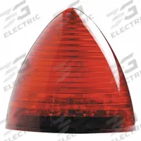 MAXXIMA Clearance Marker Light: Clearance Light, LED, Round, Surface Mount, Red, Grommet, IP67 (MPN M11201R). Key specifications — Lens Color: Red; Brand: MAXXIMA; Electrical Connection: PL-2 Connector; Lighting Technology: LED; Mount Type: Grommet; SAE Lens Code: P2.