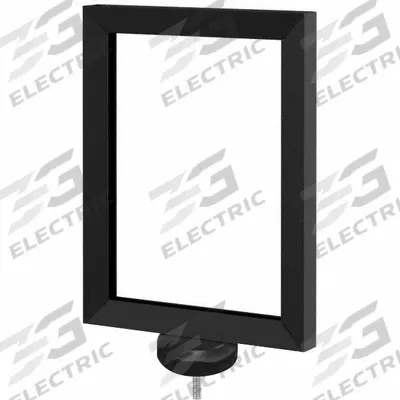 VISIONTRON Black Sign Frame 8.5 In.x11 In.: Black - Sign Frames for Post Tops
