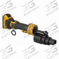 DEWALT Knockout Tool Kit: 20V DC, 2 in Punching Capacity (Steel), For 10 ga Max. Steel Thick, 2.0 Ah (MPN DCE600D1K2). Key specifications — attr1256918: (1) 2 in Die; attr1256897: 2.0 Ah; attr1303978: 1 Battery, 1 Charger.