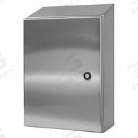 WIEGMANN Sloped Top Enclosure: 304 Stainless Steel, 60 in x 36 in x 16 in, NEMA 12/13/3R/4/4X (MPN N412603616CSSST). Key specifications — Brand: WIEGMANN; Closure Method: 1/4-Turn Latch; Enclosure Material: 304 Stainless Steel; Knockouts: Not Included.