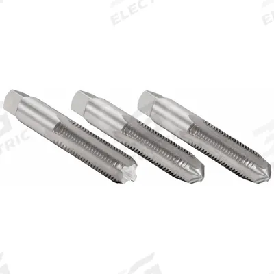 WIDIA GTD Tap Kit: 3/8"-24 UNF, H3, 4 Flute, LH - Left-Hand Three-Piece Hand Tap Sets