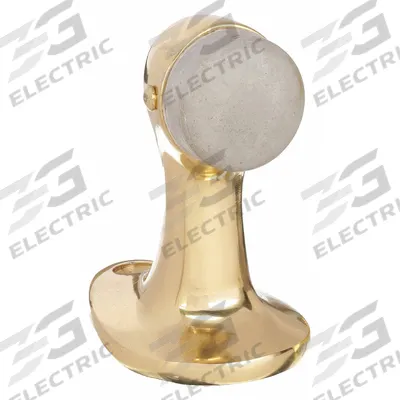 APPROVED VENDOR Door Stop: Floor - Mounted, 2 5/8 in Lg, 1 5/8 in Wd, 2 3/4 in Overall Ht - Standard Door Stops