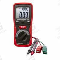 TRIPLETT Earth Ground Tester Kit: 20 ohm to 2,000 ohm, CAT III 1000V, IP54, Digital, ≤12 mA (MPN EG480-NIST). Key specifications — IP Rating: IP54; Test Current: ≤12 mA; Test Voltage: 1000V DC; Brand: TRIPLETT.