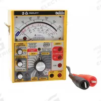 TRIPLETT Analog Multimeter: 600 V Max AC Volt Measurement, 300 V Max DC Volt Measurement (MPN 2013). Key specifications — Brand: TRIPLETT.