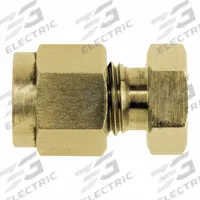 BRENNAN INDUSTRIES Compression Fitting Cap: 1/2 in OD Size, Tube, Brass (MPN N2408-08-B). Key specifications — Compatible Fitting Brands: Parker; Brand: BRENNAN INDUSTRIES; Series: N2408.
