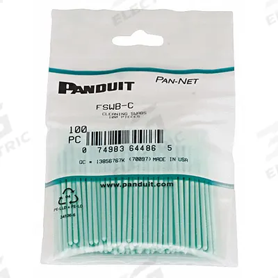 OPTICAM Cleaning Swabs: Fiber Optic Termination Kit, FSWB-C - Fiber Optic Cleaner Cotton Swabs