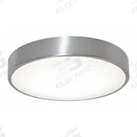 LED Flush Mount: 20 in Dia, Brushed Aluminum, 3 in Ht, 3,200 lm, 3000K/3500K/4000K, 46 W, 120V AC (MPN OTVF1932LAJD1BA). Key specifications — Voltage: 120V AC; Brand: AFX INC.; For Bulb Type: Integrated LED; Color Temperature: 3000K; Housing Finish/Color (Broad): Brushed Aluminum.