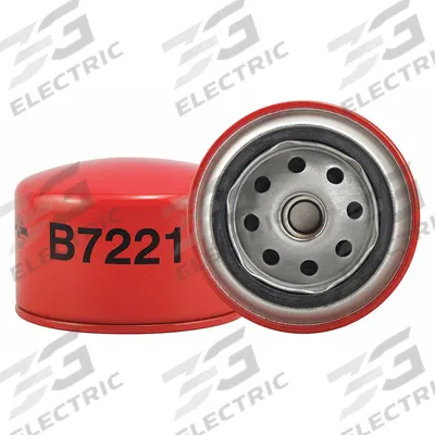 BALDWIN FILTERS Oil Filter: B7221, 3/4"-16 Thread Size, 2 9/16 in Overall Ht - Spin-On Oil Filters