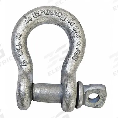 CROSBY Anchor Shackle: Anchor Shackle, 10,000 lb Working Load Limit - Anchor Shackles for Lifting