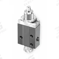 PARKER Manual Air Control Valve: DirectAir 2, Three-Way / Two-Position, Plunger, 1/8 in Female NPT (MPN 404111000). Key specifications — attr1084737: Aluminum; attr1084764: Manual Air Control Valve; attr1084778: Poppet; attr1084767: DirectAir 2; attr1084731: 404111000; attr1084739: PARKER; attr1084765: Spring Return; attr1084768: DirectAir 2.
