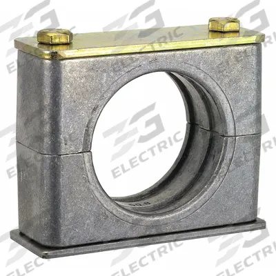 ZSI Vibration-Dampening Beta Clamp: Ribbed Bore, Steel Clamp, Aluminum Cushion - Vibration-Dampening Textured Core Beta Clamps