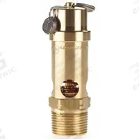 CONRADER Safety Valve: Soft Seat, 3/4 in (M)NPT Inlet (In.), 100 psi Preset Setting (PSI), Brass (MPN SRV530-3/4-100). Key specifications — attr291993: Soft Seat; attr291998: Brass; attr292007: Silicone; attr292009: Brass; attr294753: CONRADER.