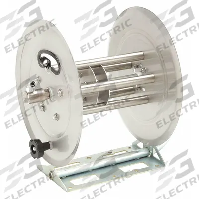 APPROVED VENDOR Hand Crank Hose Reel: 250 ft (3/8 in I.D.), 18 in L x 18 in W x 18 in H - Pressure Wash Hand-Crank Hose Reels