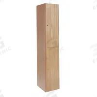 HALLOWELL Wardrobe Locker: 15 in x 18 in x 72 in, Solid, 2 Tiers, 1 Units Wide, Keyed, Light Wood (MPN UW1582-2A-W-RO). Key specifications — attr63993: HALLOWELL; attr64355: Light Wood; attr65028: Solid; attr145898: Plywood; attr64351: Assembled; attr78058: Yes.